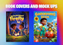design african american children story book illustration and children book cover